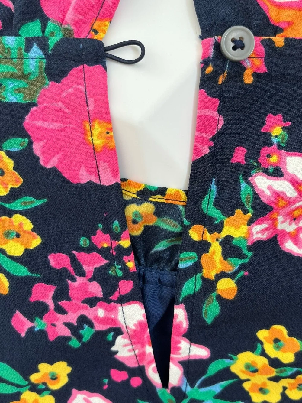J. Crew Cottagecore Floral Print Mock-Neck Ruffle Sleeveless Top Size L NWT